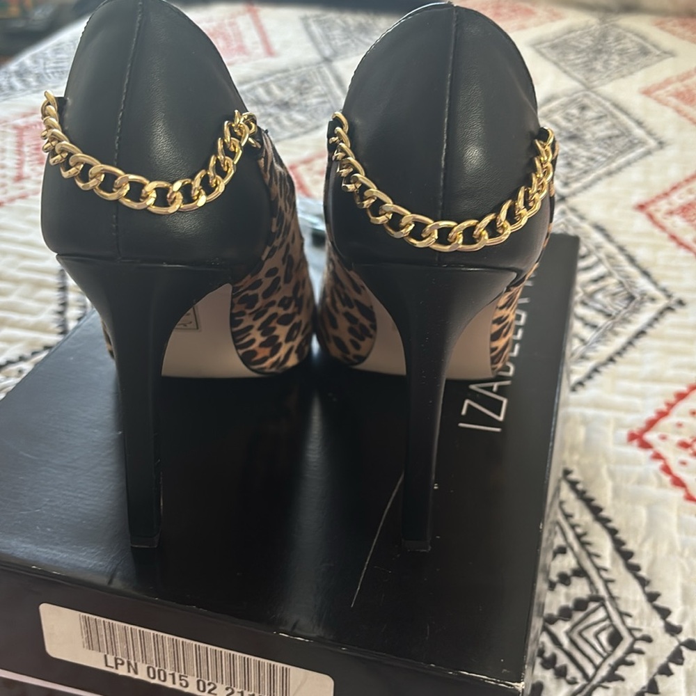Leopard Print Heels - Picture 3 of 7